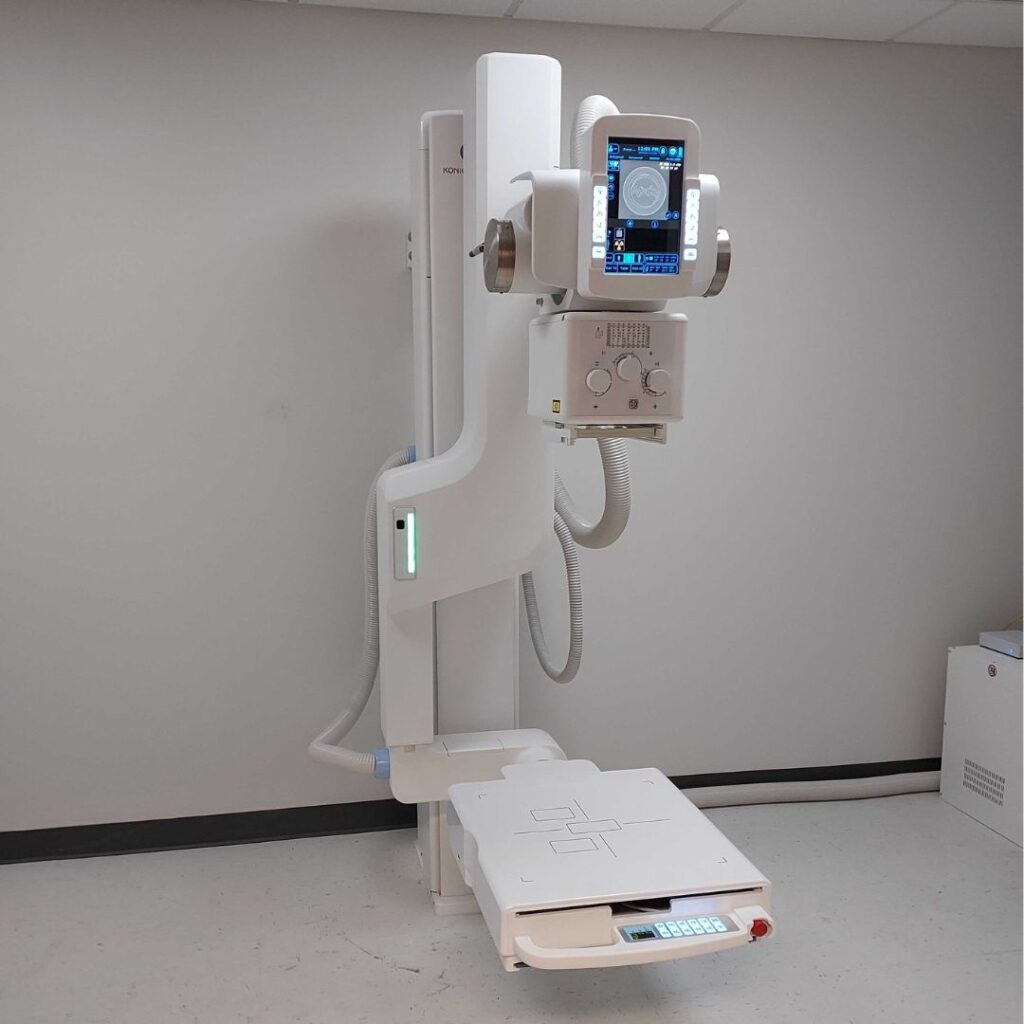 Integrated DDR system for professional digital X-ray radiography and diagnostic imaging.