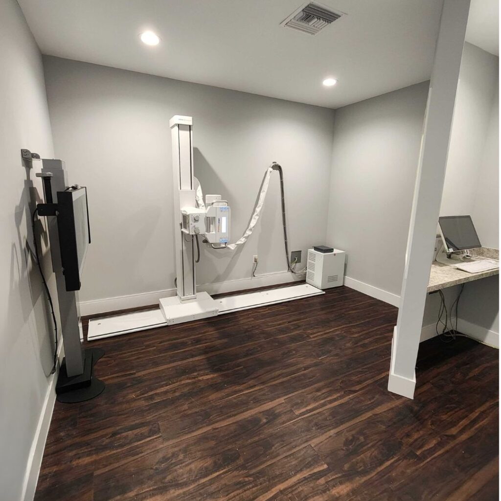 modern orthopedic digital x ray room